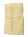 A Yellow Swaddles from Malabar Baby in size O/S for neutral. (Front View)
