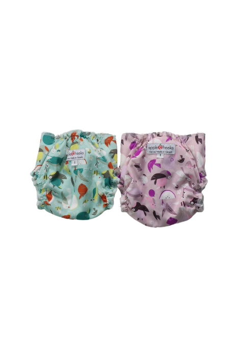 A Multicolour Cloth Diapers from Apple Cheeks in size O/S for neutral. (Back View)