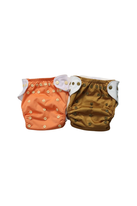 A Multicolour Cloth Diapers from Just Peachy in size 3T for girl. (Front View)
