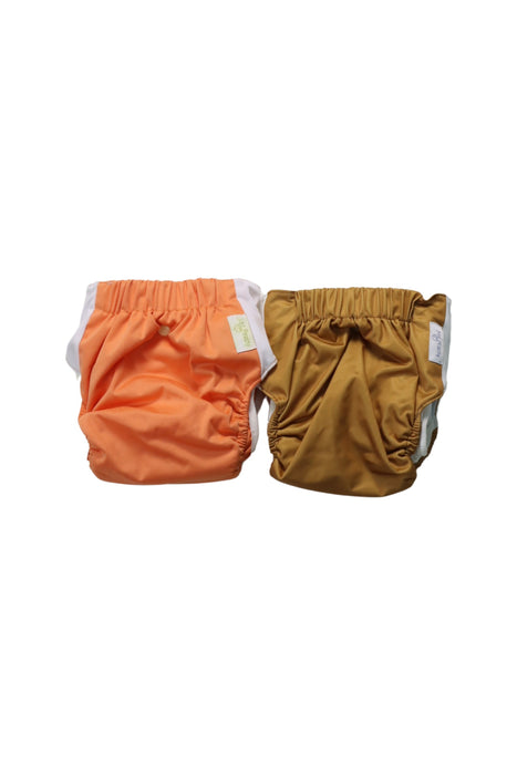 A Multicolour Cloth Diapers from Just Peachy in size 3T for girl. (Back View)
