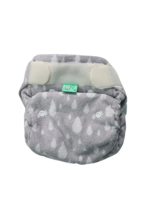 A Grey Cloth Diapers from TotsBots in size O/S for neutral. (Front View)