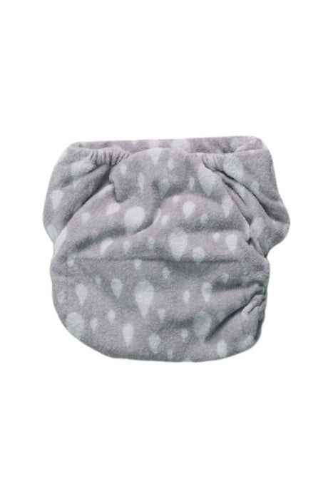 A Grey Cloth Diapers from TotsBots in size O/S for neutral. (Back View)