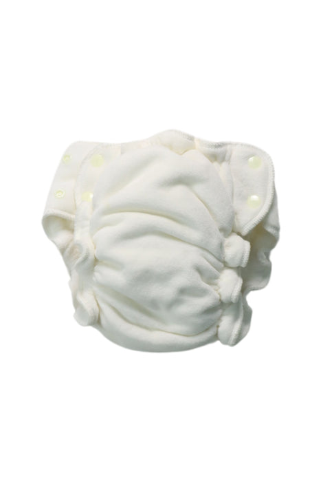 A White Cloth Diapers from Baby BeeHinds in size O/S for neutral. (Back View)