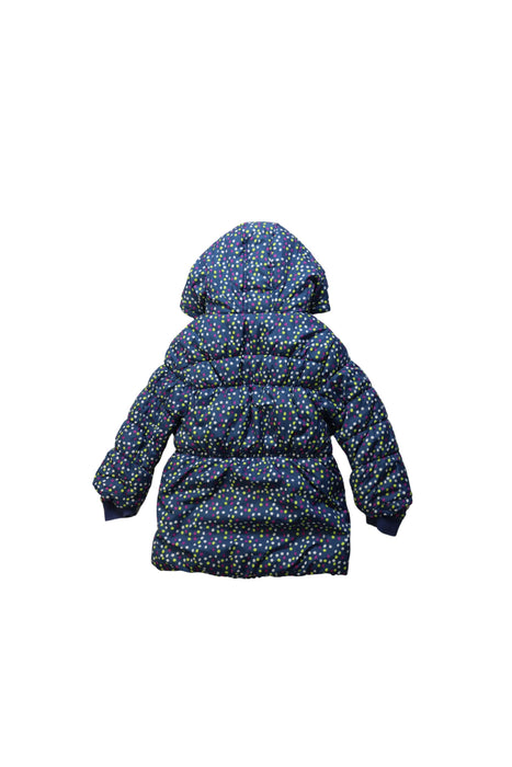 A Multicolour Puffer/Quilted Jackets from La Compagnie des Petits in size 2T for girl. (Back View)