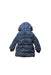 A Multicolour Puffer/Quilted Jackets from La Compagnie des Petits in size 2T for girl. (Back View)