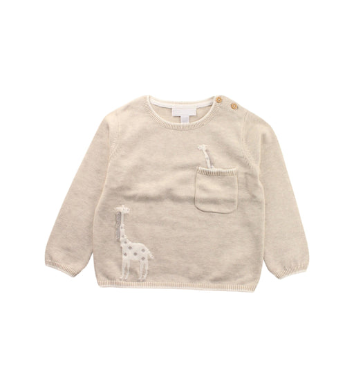 A Beige Knit Sweaters from The Little White Company in size 18-24M for neutral. (Front View)