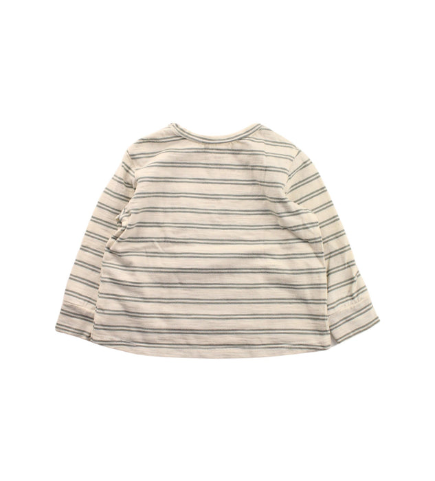 A White Long Sleeve Tops from Rylee + Cru in size 6-12M for boy. (Back View)