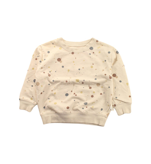 A Ivory Crewneck Sweatshirts from Rylee + Cru in size 18-24M for boy. (Front View)