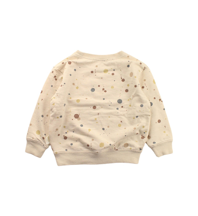 A Ivory Crewneck Sweatshirts from Rylee + Cru in size 18-24M for boy. (Back View)