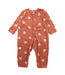 A Orange Long Sleeve Jumpsuits from Petit Bateau in size 12-18M for girl. (Front View)