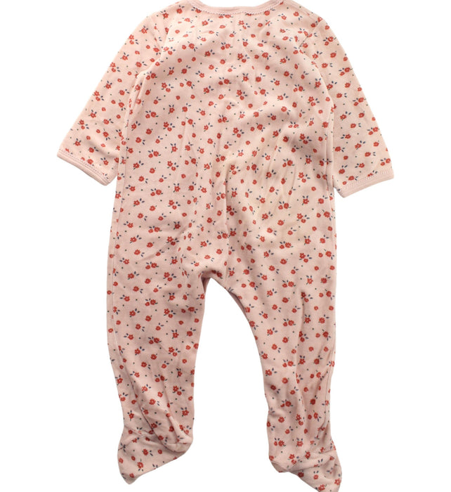 A Beige Onesies from Petit Bateau in size 12-18M for girl. (Back View)