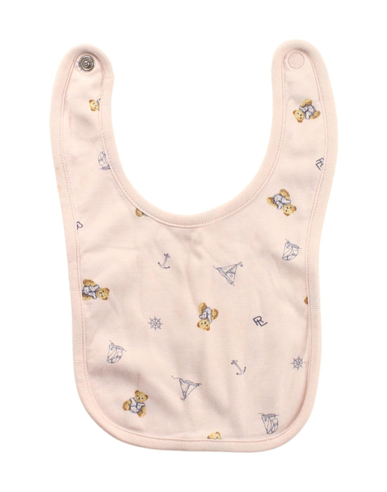 A White Bibs from Ralph Lauren in size O/S for girl. (Front View)