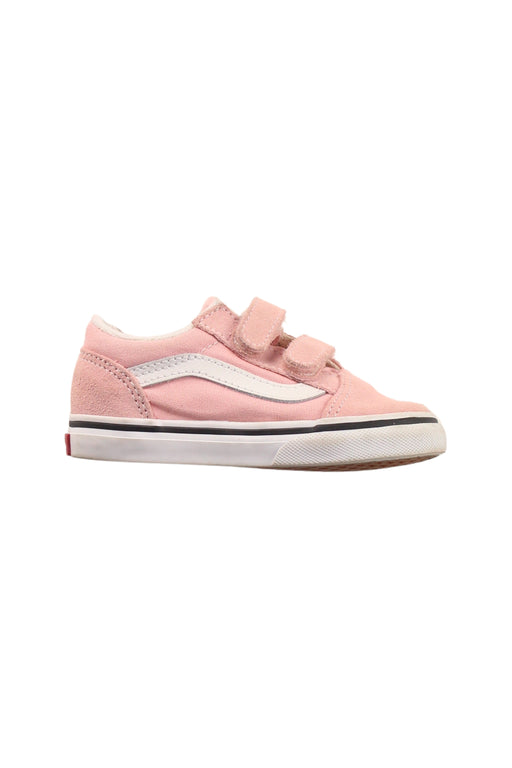 A Pink Sneakers from Vans in size 18-24M for girl. (Front View)