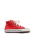 A Red Sneakers from Converse in size 4T for neutral. (Front View)
