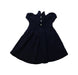 A Navy Short Sleeve Dresses from Ralph Lauren in size 3-6M for girl. (Back View)