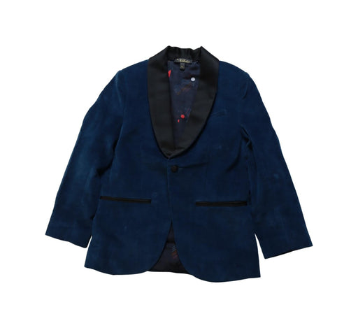 A Blue Blazers from Velveteen in size 6T for boy. (Front View)
