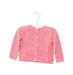 A Pink Cardigans from Tartine et Chocolat in size 3-6M for girl. (Front View)