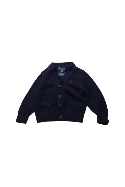 A Navy Cardigans from Polo Ralph Lauren in size 12-18M for boy. (Front View)