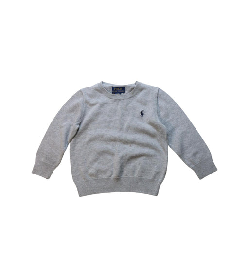 A Grey Knit Sweaters from Polo Ralph Lauren in size 2T for neutral. (Front View)