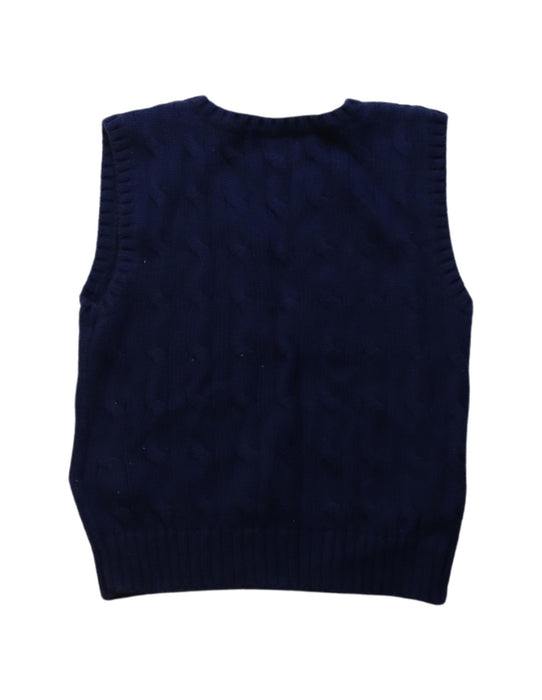 A Navy Sweater Vests from Ralph Lauren in size 2T for neutral. (Back View)