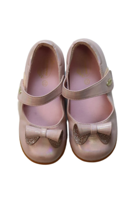 A Pink Flats from Dr. Kong in size 4T for girl. (Back View)