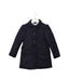 A Navy Coats from Tartine et Chocolat in size 4T for girl. (Front View)