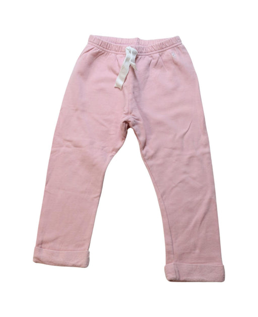 A Pink Sweatpants from Petit Bateau in size 2T for girl. (Front View)