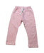 A Pink Sweatpants from Petit Bateau in size 2T for girl. (Front View)