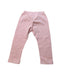 A Pink Sweatpants from Petit Bateau in size 2T for girl. (Back View)