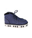 A Blue Casual Boots from Stella McCartney in size 6T for girl. (Back View)