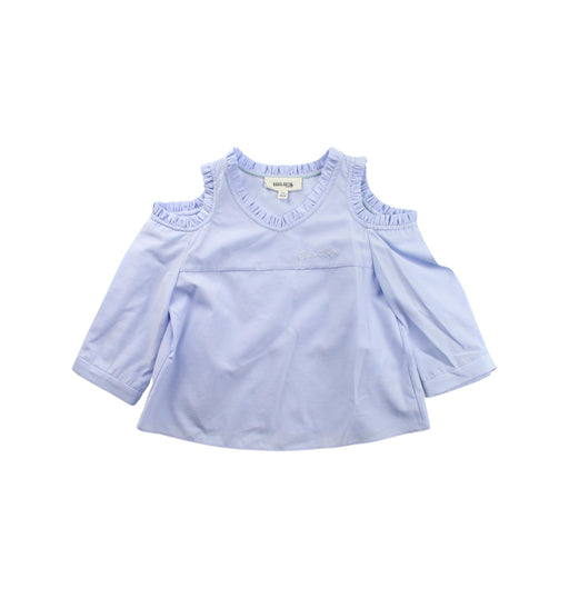 A Blue Long Sleeve Tops from Bora Aksu in size 5T for girl. (Front View)