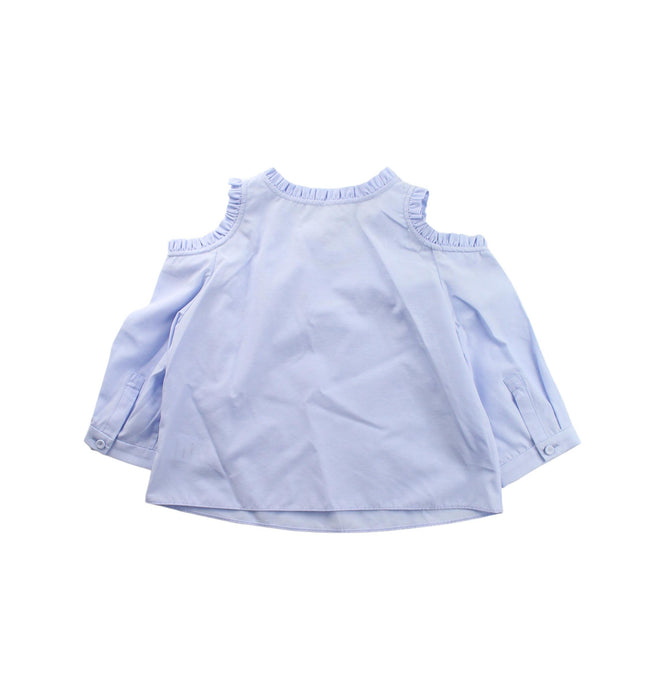 A Blue Long Sleeve Tops from Bora Aksu in size 5T for girl. (Back View)