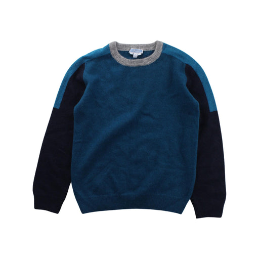 A Blue Knit Sweaters from Jacadi in size 6T for boy. (Front View)