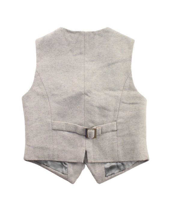 A White Suit Vests from Nicholas & Bears in size 3T for boy. (Back View)