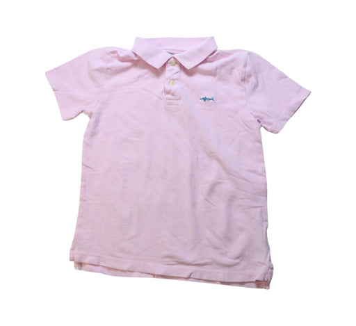 A Pink Short Sleeve Polos from Crewcuts in size 8Y for girl. (Front View)