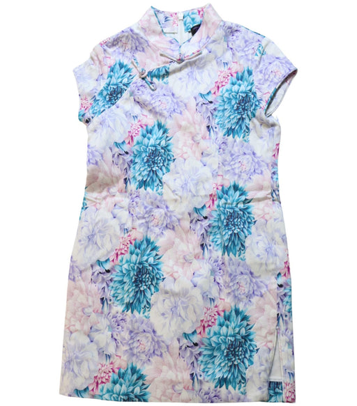 A Multicolour Short Sleeve Dresses from Shanghai Tang in size 2T for girl. (Front View)