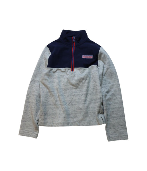 A Multicolour Zippered Sweatshirts from Vineyard Vines in size 8Y for boy. (Front View)