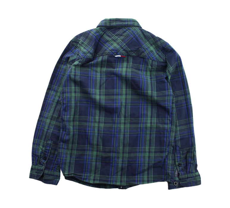 A Blue Long Sleeve Shirts from Tommy Hilfiger in size 8Y for boy. (Back View)