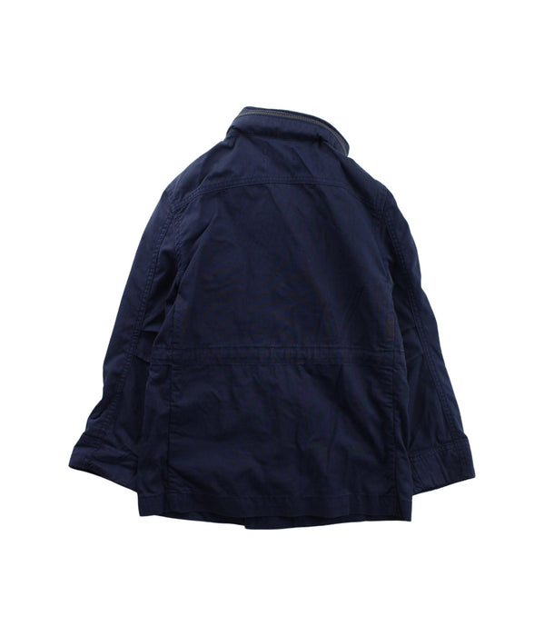 A Blue Lightweight Jackets from Polo Ralph Lauren in size 5T for boy. (Back View)