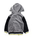 A Black Zippered Sweatshirts from Calvin Klein in size 2T for boy. (Back View)