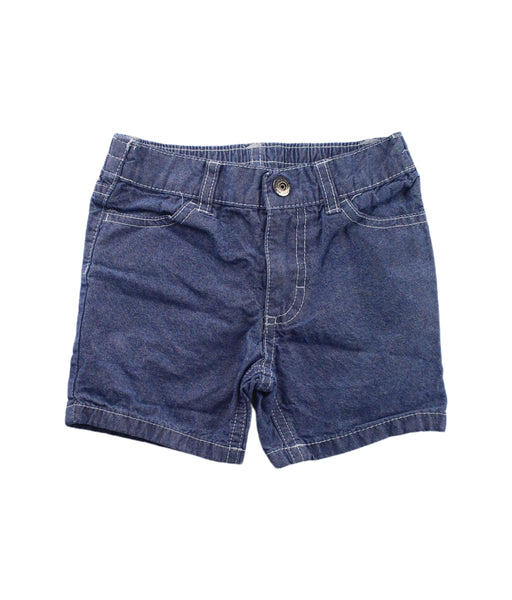 A Blue Shorts from Calvin Klein in size 6-12M for boy. (Front View)