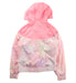 A Pink Lightweight Jackets from Nike in size 6T for girl. (Back View)