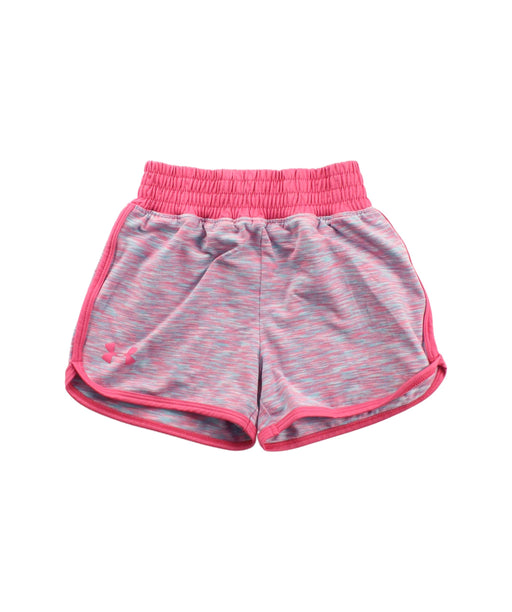 A Pink Shorts from Under Armour in size 5T for girl. (Front View)