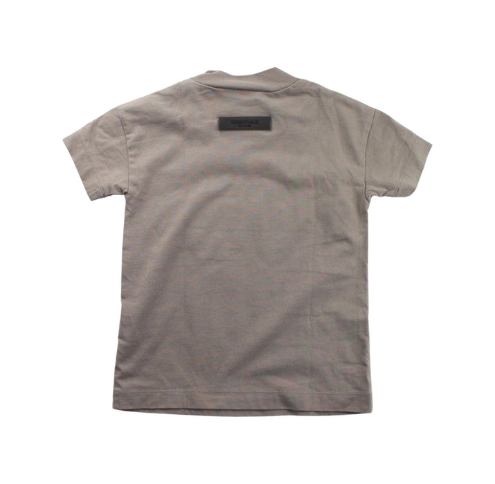 A Grey Short Sleeve T Shirts from Fear of God Essentials in size 4T for boy. (Back View)