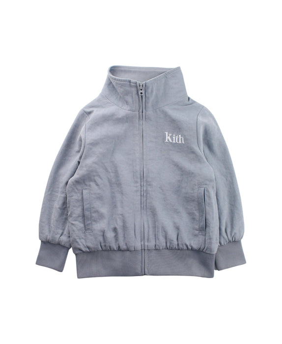 A Grey Lightweight Jackets from Kith in size 2T for boy. (Front View)