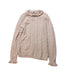 A Beige Long Sleeve Tops from Newbie in size 6T for girl. (Front View)