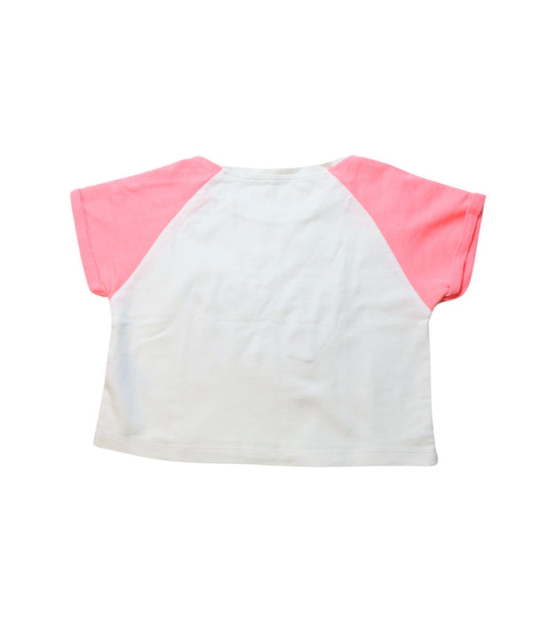 A Pink Short Sleeve T Shirts from La Compagnie des Petits in size 8Y for girl. (Back View)