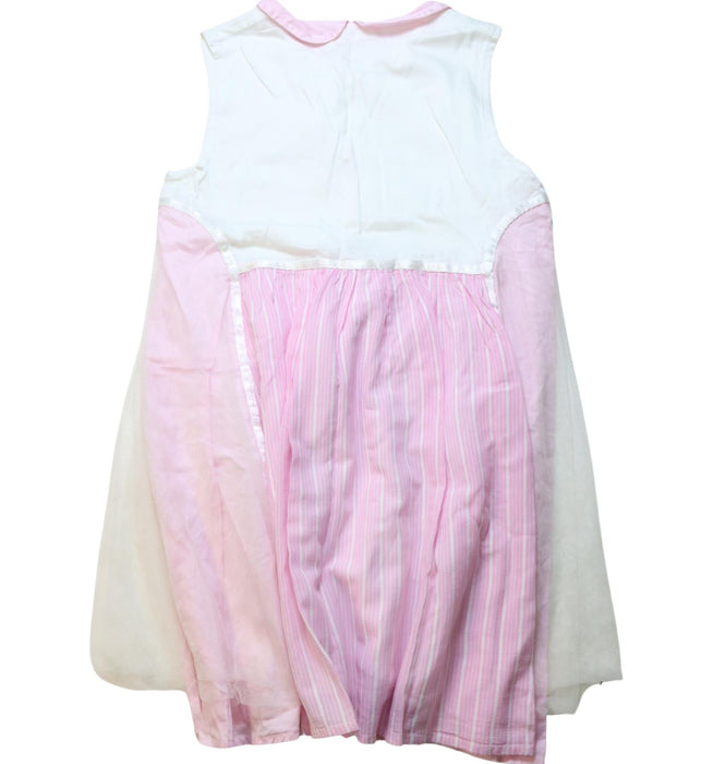 A Multicolour Sleeveless Dresses from As Know As Ponpoko in size 10Y for girl. (Back View)