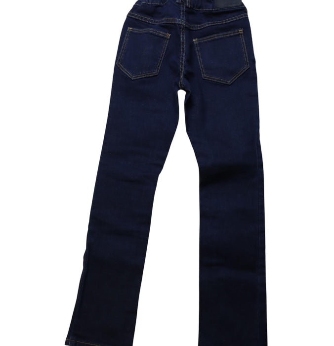 A Navy Jeans from Jacadi in size 8Y for boy. (Back View)