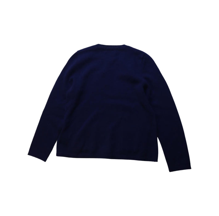 A Navy Knit Sweaters from Polo Ralph Lauren in size 5T for girl. (Back View)